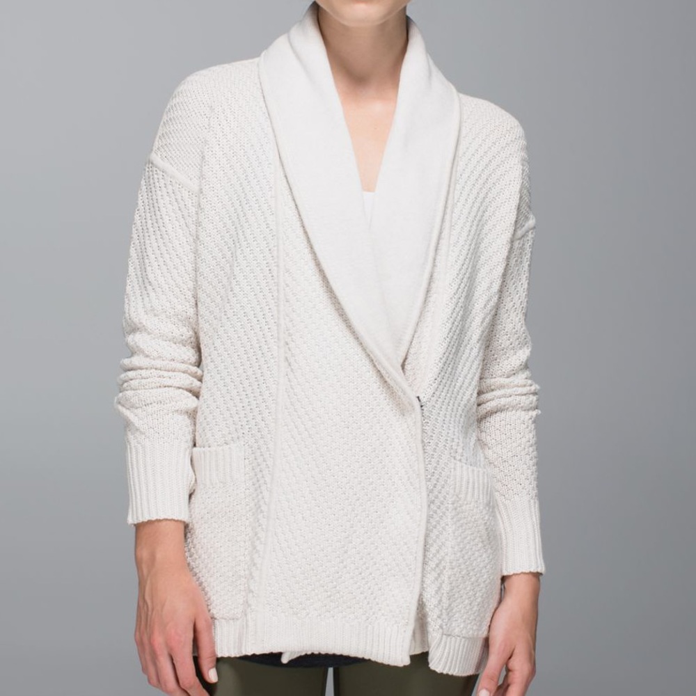 Lululemon Post Practice Cardigan.